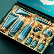 婵真洛神花焕颜十二件套尊享补水保湿紧致面部护肤 灵芝光果甘草羊胎素凝肌十件套