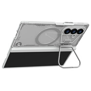 耐尔金适用三星W26/Z Fold 7手机壳磁吸镜头支架全包保护壳防摔轻薄简约散热保护套男女 冰空Prop 暮雪灰