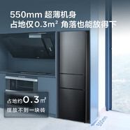 TCL R211V7-C 风冷无霜冰箱双变频节能低音租房宿舍小型三门家用冰箱 R211V7-C