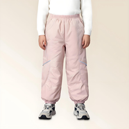 融聚优品 ROYAL PENGUIN童装羽绒裤90白鸭绒户外冲锋裤防风御寒男女童抗菌三防面料羽绒裤 芭比粉 90 充绒量17.5克