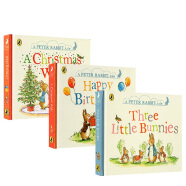 彼得兔系列 Peter Rabbit: Happy Birthday!/A Christmas Wish/Three Little Bunnies 3册套装 进口原版 