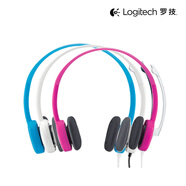 罗技Logitech/ H110 H111 H340 H150 H390头戴式耳机麦克风耳麦 拆封H150 红色 双插口 标配