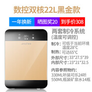 夏新（Amoi）8L车载迷你小冰箱小型宿舍单人家用租房用学生寝室面膜 数控双核22L金色款(车家两用)