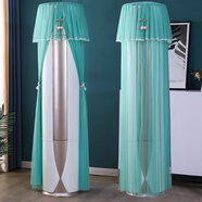 庭漫伊（TINGMANYI） 空调罩柜机立式圆形防尘罩圆柱空调套柜式开机不取2P3P空调盖巾 郁金香绿开机不取款 格力i尊i尚i畅i幕