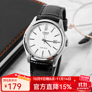 卡西欧（CASIO）手表男 日期显示 防水商务休闲石英手表 时尚学生男表 MTP-1183E-7A 店长推荐