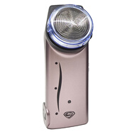 超人（SID）单刀头剃须刀男络腮胡刮胡刀电动圆头剃胡子刀充电式胡须刀113 玫瑰金RS113