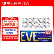 EVE日本白兔EVE金色加强止疼药 偏头痛牙痛神经痛痛经姨妈痛感冒发热扑热息痛甲流感冒用药 升级版布洛芬20粒