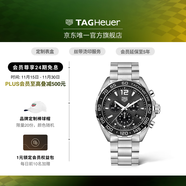 泰格豪雅TAG Heuer F1系列计时码表经典灰色石英机芯男表钢带 CAZ1011.BA0842