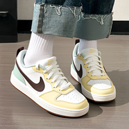 耐克（NIKE）女鞋板鞋 2026新款秋季COURT学生运动鞋时尚潮流低帮休闲鞋大童鞋 蜜酪漫流-121 36