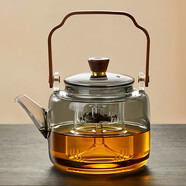 富光（FUGUANG）加厚玻璃煮茶壶蒸煮一体耐高温围炉烧水养生壶 [活动限量促销]1L烟灰-星空壶(蒸 1L以上