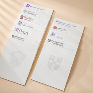 KYODO 鲸美多国际名校香港大学信纸草稿纸加厚护眼国外哈佛剑桥牛津草稿纸草稿本稿纸演算纸作业纸草稿纸定制 海外名校英文版现货任选20本（可指定需备注）