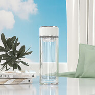 PAUL FRANK大嘴猴（Paul Frank）钛玻璃杯PFC833 银色300ML