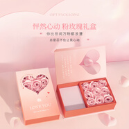 GLTEN四叶草一克拉纯银S999项链女吊坠生日圣诞节礼物表白送女朋友老婆 【浪漫粉九朵花礼盒】四叶草项链