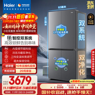 海尔（Haier）「小红花2.0」548升十字四开门双系统双循环家用电冰箱2025新款BCD-548WGHTDC9FSU1国家补贴20%