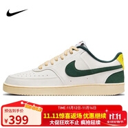 耐克NIKE男子板鞋经典COURT VISION运动鞋FD0320-133帆白绿42