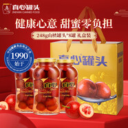 真心山楂罐头248g*8罐 水果罐头糖水饮料水果捞节日礼物送礼年货礼盒