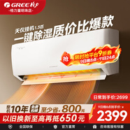 格力（GREE）空调大1匹/1.5匹天仪【政府补贴20%】新一级能效变频省电冷暖高温自清洁超省电壁挂式卧室空调挂机 1.5匹 一级能效 适用面积约16-20㎡