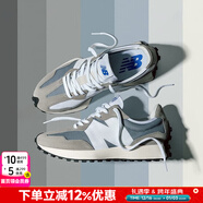 NEW BALANCE官方男鞋女鞋 新款情侣运动鞋nb327复古潮流低帮休闲鞋健步慢跑鞋 MS327LAB-D 元祖灰 44 (脚长28cm)