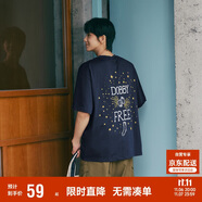 森马（Semir）哈利波特联名短袖t恤男25夏情侣宽松上衣109325100224