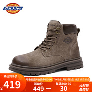 Dickies男士马丁靴高帮时尚男靴工装靴情侣靴男 45 -男款 驼色