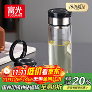 富光尚宇系列单层闷茶玻璃杯 男女士水杯高硼硅玻璃杯子泡茶杯500ml