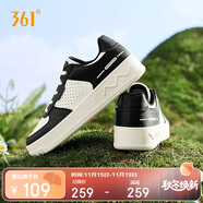 361°运动女鞋秋冬季透气开学厚底增高小白休闲板鞋子女682426611-4