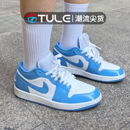 耐克（NIKE）男鞋Air Jordan 1 Low AJ1午夜蓝 运动鞋 低帮休闲板鞋 FZ2138-114/北卡蓝 44