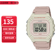 卡西欧（CASIO）卡西欧手表小方块防水数显电子表狂飙安欣同款男女学生运动手表 W-218HC-4A2