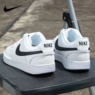 耐克（NIKE）男鞋板鞋 2025新款秋冬时尚运动鞋舒适耐磨低帮运动休闲鞋滑板鞋 COURT VISION/白黑 42