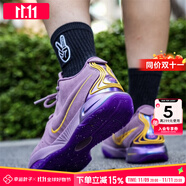 耐克（NIKE） 男鞋新款G T CUT篮球鞋运动鞋詹姆斯实战AIR ZOOM篮球鞋 詹姆斯21/紫金【晒图-10】 41 (内长260mm)