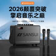 山水（SANSUI）音响2026新款便携广场舞无线蓝牙音箱户外k歌一体机家庭影院低音炮喇叭功放设备手提移动ktv播放器 典藏版【四分频11喇叭】全新升级