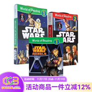 星球大战分级读物 Star Wars 13册合售 World of Reading 英文原版Disney 迪士尼幼儿英语启蒙经典绘本图画书 绿山墙