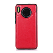 华为（HUAWEI）【原装品质 】卡包放卡槽适用于华为mate30Pro手机壳插卡P40防摔m 中国红 华为 Mate 20 Pro