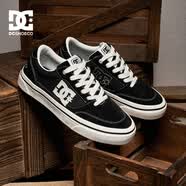 DCSHOES父亲节礼物 男鞋运动滑板鞋男款2026夏季新品休闲鞋帆布鞋子男 经典黑 【标准尺码,正码正拍】 42