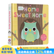 英文原版 A Stampede of Dinosaurs 纸板触摸书 低幼启蒙阅读 儿童英语认知启蒙 亲子互动绘本 Roger Priddy/Chronicle Home Sweet Home