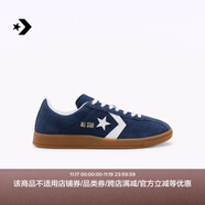 匡威Classic Trainer金标复古运动鞋美式薄底德训鞋复古黄A15621C 藏青色 37.5