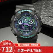 卡西欧（CASIO） 卡西欧（Casio)男表 G-Shock系列超酷双显运动手表 GA-100BL-1A