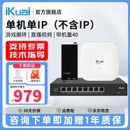 爱快iKuai企业级路由器A160软路由有线路由器5口全千兆多WAN/LAN网关内置防火墙爱快路由器AC控制器 软路由直播游戏搭建+ap（单机单IP带机量40）