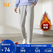 361°运动裤子女秋冬季跑步宽松加绒休闲裤直筒长裤卫裤662444701D