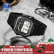 卡西欧（CASIO） 男表女表卡西欧手表男女情侣表学生时尚运动表太阳能双显电子表 WS-1600H-1AVPF大师黑 10年电量
