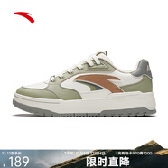 安踏（ANTA）982丨王一博同款板鞋女厚底运动休闲鞋商场同 漂洗绿/象牙白-7 38