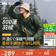 蕉下（beneunder）外套男圆领夹克棉服气绒户外穿内搭男女同款CL18824碧藻绿XL