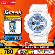 卡西欧（CASIO）手表女士BABY-G学生运动电子初中学生日韩表圣诞礼物BA-110XBE-7A