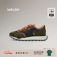 NormanWalsh【李晨/董洁同款】EMD绿宝石系列加厚休闲运动巴恩风复古慢跑鞋 森林绿/炭灰 【张信哲同款】 44 偏小一码