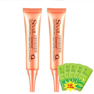 莱蔻去皱纹去眼袋去黑眼圈正品蜗牛精华眼霜淡化去细纹熊猫眼学生女新 【2支装优惠装】12.9元