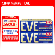 EVE日本白兔EVE金色止疼药 偏头痛牙痛神经痛痛经姨妈痛感冒发热扑热息痛甲流感冒用药 升级版布洛芬40粒*2盒