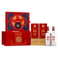 泸州老窖 国窖1573 浓香型白酒 马年 52度500ml*2瓶 马来运转礼盒 含香薰