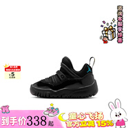 耐克（NIKE）JORDAN篮球鞋婴童易穿脱运动鞋2025秋冬季新款儿童鞋宝宝学步鞋子 BQ7102-047/黑/免系带 25 （脚长约14cm）