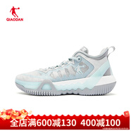 乔丹（QIAODAN）磨砺6篮球鞋男2025秋冬款防滑耐磨低帮实战球鞋男AM33240112 灰银色/纯质灰-【门店直发】 43