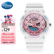 迪士尼（Disney）松松联名多功能运动电子表初高中学生儿童防水手表生日开学礼物